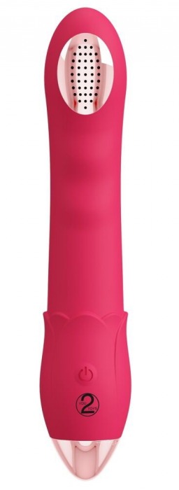 Малиновая насадка на душ с вибрацией Showers to orgasm - 20,1 см. - Orion - купить с доставкой в Брянске