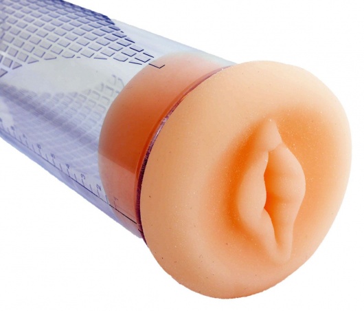 Телесный уплотнитель для вакуумной помпы в виде вагины - Boys of Toys - в Брянске купить с доставкой