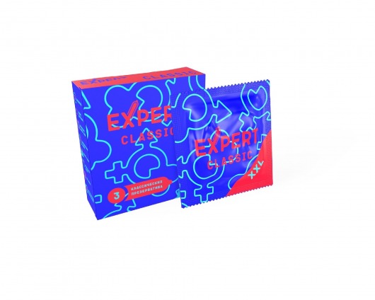 Презервативы увеличенного размера Expert Classic XXL - 3 шт. - Expert - купить с доставкой в Брянске