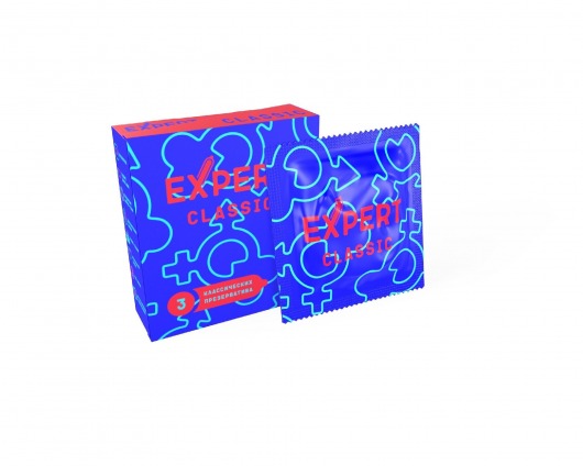 Классические презервативы Expert Classic - 3 шт. - Expert - купить с доставкой в Брянске
