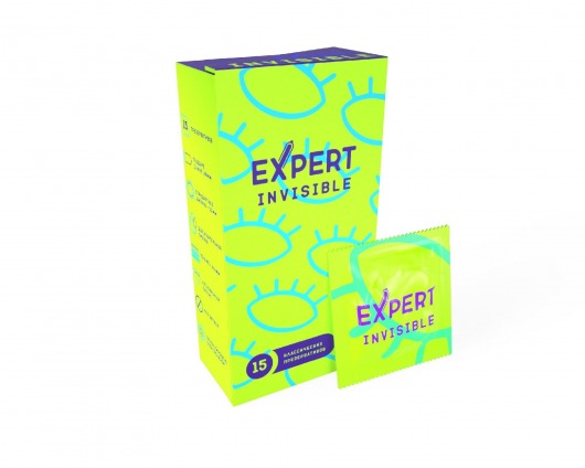 Ультратонкие презервативы Expert Invisible - 15 шт. - Expert - купить с доставкой в Брянске