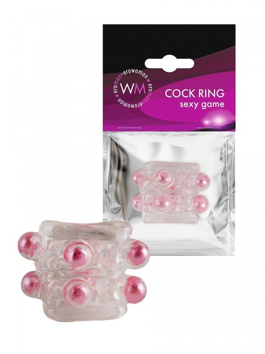 Прозрачная насадка на пенис с цветными шариками - Erowoman-Eroman - в Брянске купить с доставкой Прозрачная насадка на пенис с цветными шариками - Erowoman-Eroman - в Брянске купить с доставкой