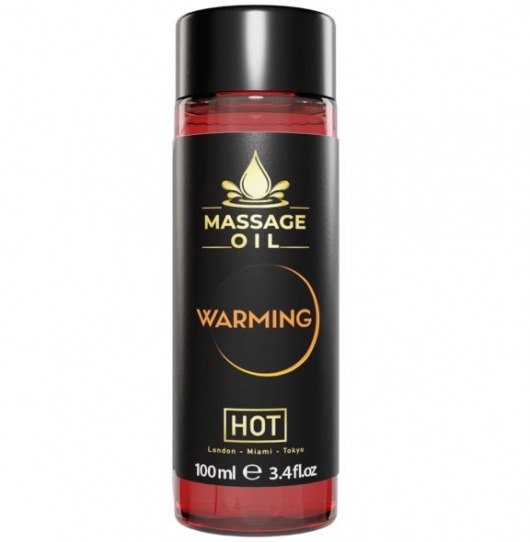 Массажное масло с согревающим эффектом Massage Oil Warming - 100 мл. - HOT - купить с доставкой в Брянске