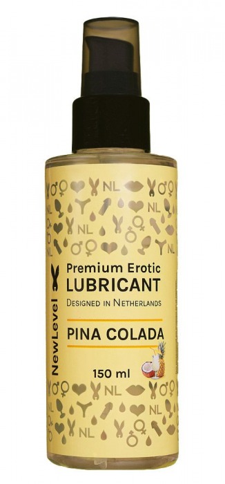 Ароматизированный лубрикант на водной основе NewLevel Pina Colada - 150 мл. - NewLevel - купить с доставкой в Брянске