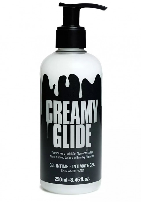 Лубрикант на водной основе Creamy Glide с консистенцией спермы - 250 мл. - Strap-on-me - купить с доставкой в Брянске