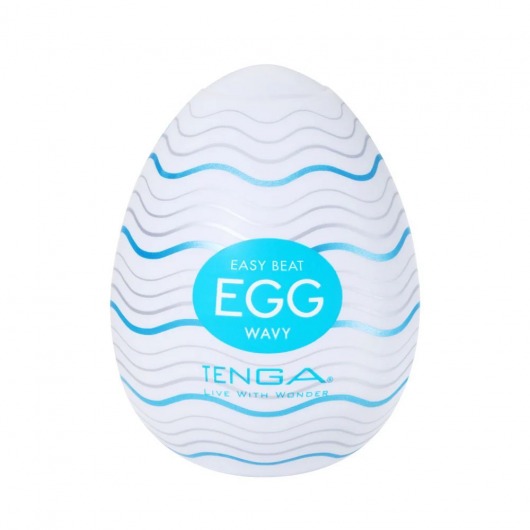 Мастурбатор-яйцо Tenga Egg Wavy - Tenga - в Брянске купить с доставкой