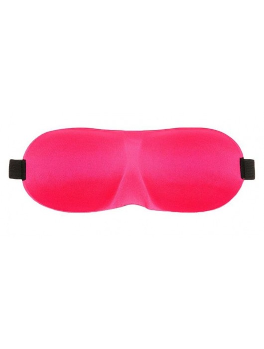 Розовая глухая маска на резинке - Sitabella - купить с доставкой в Брянске