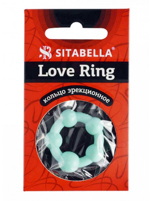 Цветное эрекционное кольцо с 5 бусинами Love Ring - Sitabella - в Брянске купить с доставкой