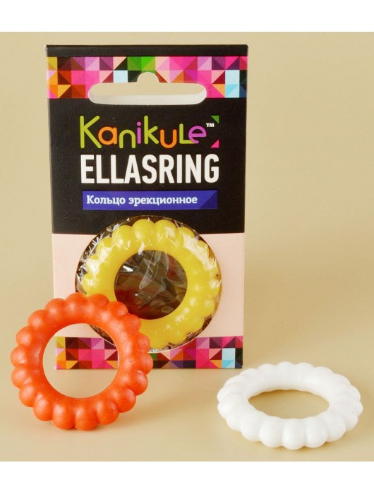 Цветное рельефное эрекционное кольцо Ellasring - Sitabella - в Брянске купить с доставкой