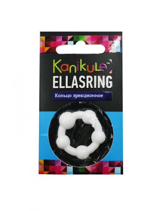 Цветное эрекционное кольцо с шариками Ellasring - Sitabella - в Брянске купить с доставкой