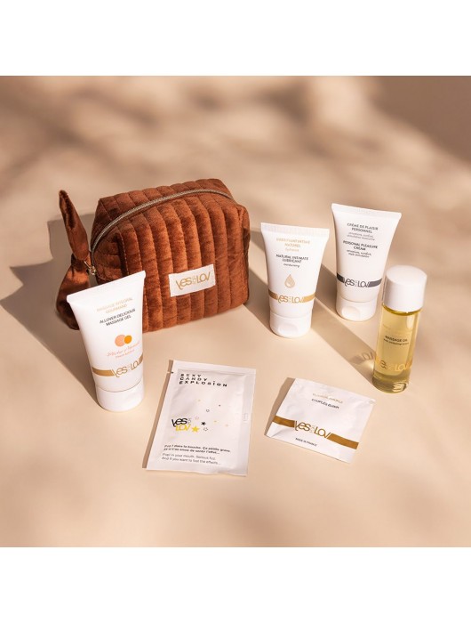 Набор YESforLOV La Trousse Enchantée в коричневой косметичке - YESforLOV - купить с доставкой в Брянске