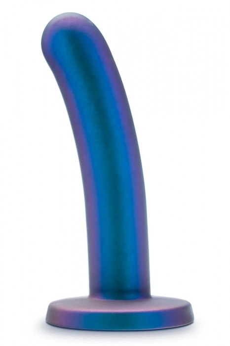 Синяя насадка с гладкой поверхностью Surrender 5.75 Inch Intermediate Pegging Dildo - 14,6 см. - Blush Novelties - купить с доставкой в Брянске