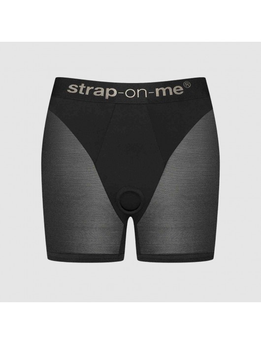 Трусики-шорты для фиксации насадок Strap-on-me Harness Lingerie Halo - size S - Strap-on-me - купить с доставкой в Брянске