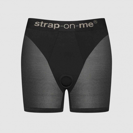 Трусики-шорты для фиксации насадок Strap-on-me Harness Lingerie Halo - size M - Strap-on-me - купить с доставкой в Брянске