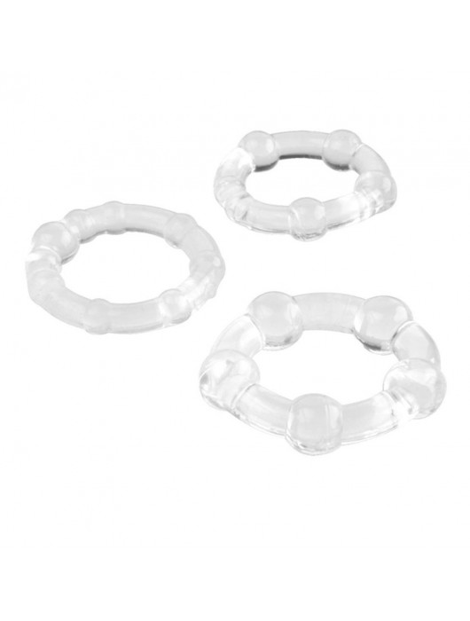 Набор из 3 эрекционных прозрачных колец - Boys of Toys - в Брянске купить с доставкой