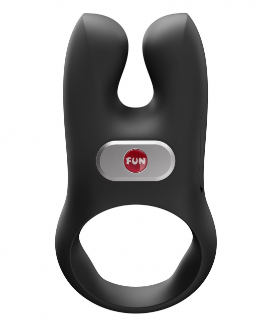 Черное эрекционное виброкольцо Nos - Fun Factory - в Брянске купить с доставкой