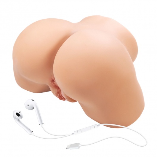 Телесный мастурбатор Olivia с 2 любовными отверстиями - Baile - в Брянске купить с доставкой
