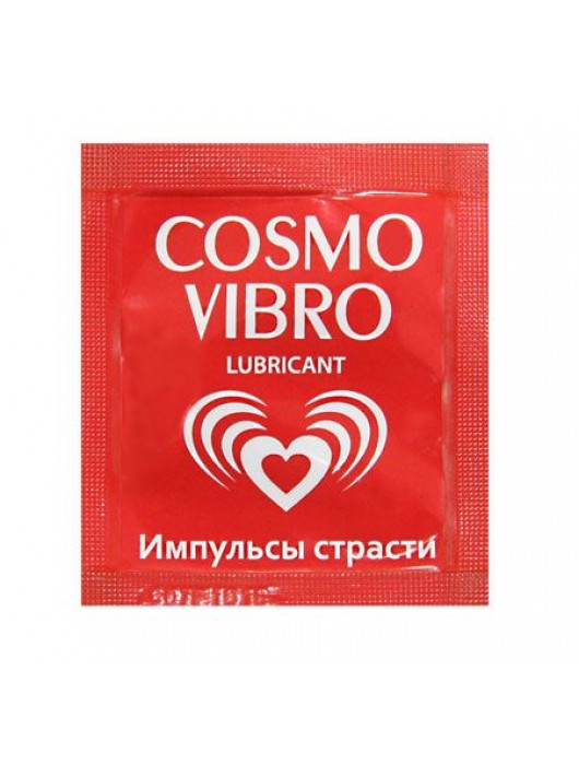Пробник женского стимулирующего лубриканта на силиконовой основе Cosmo Vibro - 3 гр. - Биоритм - купить с доставкой в Брянске