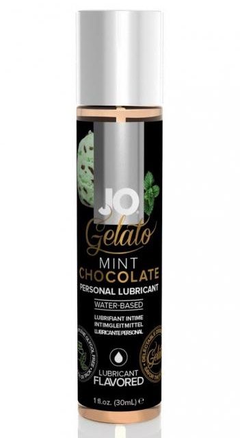 Лубрикант с ароматом мятного шоколада JO GELATO MINT CHOCOLATE - 30 мл. - System JO - купить с доставкой в Брянске