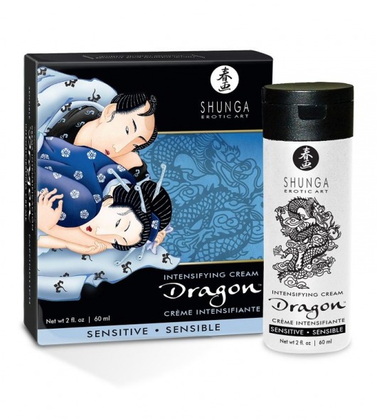 Интимный мужской крем SHUNGA DRAGON SENSITIVE - 60 мл. - Shunga - купить с доставкой в Брянске