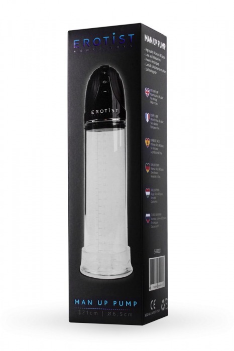 Автоматическая вакуумная помпа Man up pump - Erotist Adult Toys - в Брянске купить с доставкой