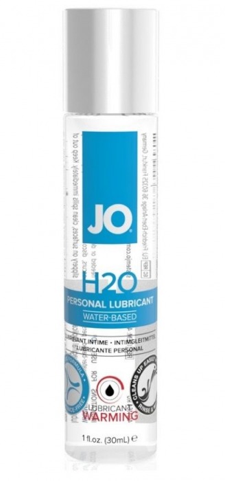 Возбуждающий лубрикант на водной основе JO Personal Lubricant H2O Warming - 30 мл. - System JO - купить с доставкой в Брянске