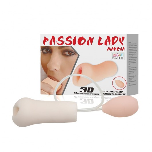 Мастурбатор Passion Lady Marcia с грушей для имитации посасывания - Baile - в Брянске купить с доставкой