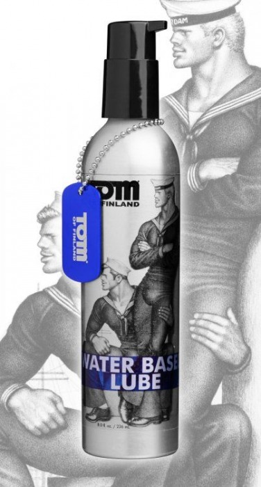 Лубрикант на водной основе Tom of Finland Water Based - 236 мл. - Доминирующее кольцо - купить с доставкой в Брянске