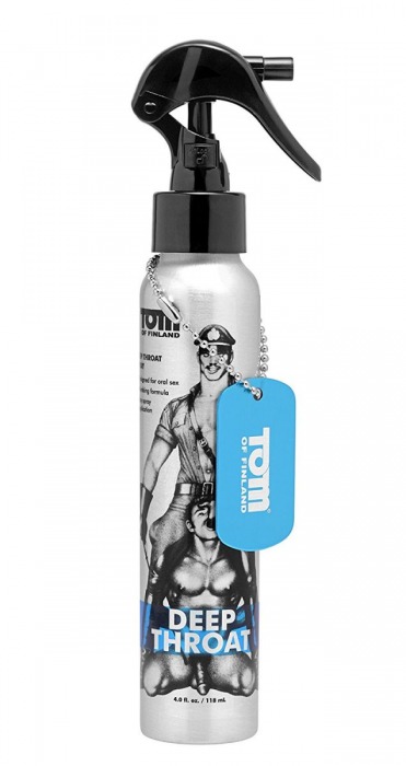 Спрей для лёгкого проникновения во время орального секса Tom of Finland Deep Throat Spray - 118 мл. - Доминирующее кольцо - купить с доставкой в Брянске