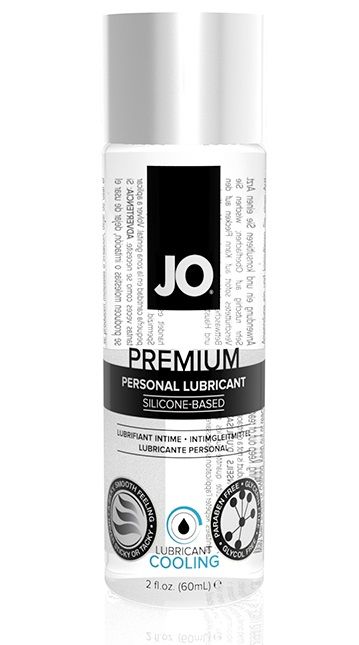 Охлаждающий лубрикант на силиконовой основе JO Personal Premium Lubricant Cooling - 60 мл. - System JO - купить с доставкой в Брянске