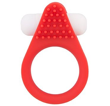 Красное эрекционное кольцо LIT-UP SILICONE STIMU RING 1 RED - Dream Toys - в Брянске купить с доставкой