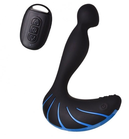 Чёрно-синий массажер простаты Erotist Third - Erotist Adult Toys - в Брянске купить с доставкой Чёрно-синий массажер простаты Erotist Third - Erotist Adult Toys - в Брянске купить с доставкой