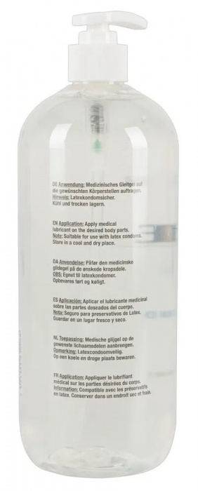 Гель-смазка на водной основе JUSTGLIDE - 1000 мл. - Orion - купить с доставкой в Брянске