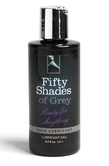 Лубрикант на водной основе Ready for Anything Aqua Lubricant - 100 мл. - Fifty Shades of Grey - купить с доставкой в Брянске