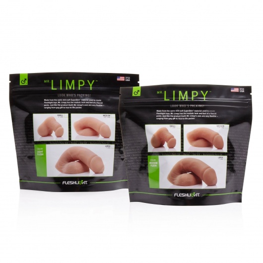 Мягкий имитатор пениса Fleshtone Limpy большого размера - 21,6 см. - Fleshlight - купить с доставкой в Брянске
