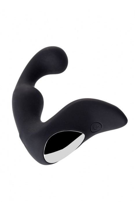 Чёрный изогнутый вибростимулятор простаты Erotist - Erotist Adult Toys - в Брянске купить с доставкой