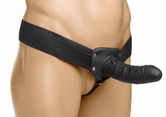 Полый страпон Erection Assist - 15,2 см. - XR Brands - купить с доставкой в Брянске