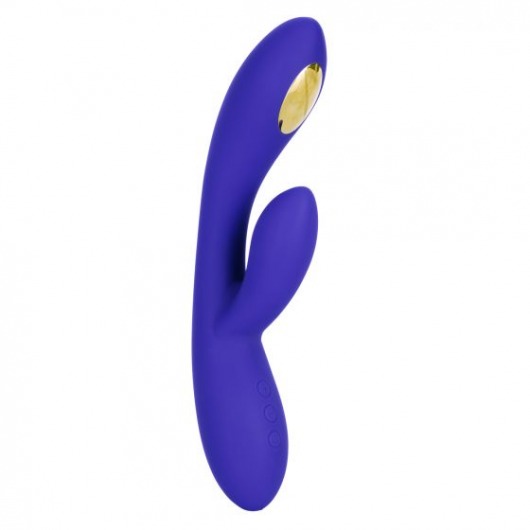 Фиолетовый вибратор с функцией электростимуляции Intimate E-Stimulator Dual Wand - 21,5 см. - California Exotic Novelties - купить с доставкой в Брянске