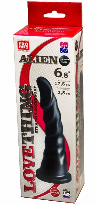 Насадка для трусиков харнесс Alien - 17,5 см. - LOVETOY (А-Полимер) - купить с доставкой в Брянске