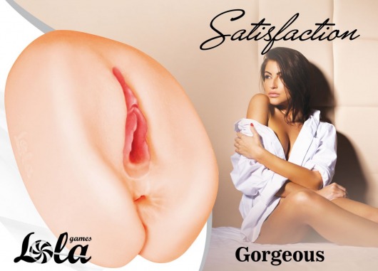 Мастурбатор с 2 тоннелями Satisfaction Gorgeous - Lola Games - в Брянске купить с доставкой