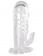 Прозрачная гелевая насадка с клиторальным отростком - 13 см. - Toyfa Basic - в Брянске купить с доставкой Прозрачная гелевая насадка с клиторальным отростком - 13 см. - Toyfa Basic - в Брянске купить с доставкой