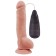 Телесный вибратор с мошонкой на присоске Extra Fun Vibrating Dildo - 23,5 см. - Chisa купить в Брянске с доставкой в Orgasmix.ru Телесный вибратор с мошонкой на присоске Extra Fun Vibrating Dildo - 23,5 см. - Chisa