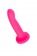 Ярко-розовый, светящийся в темноте фаллоимитатор Sam Glow - 17 см. - ToyFa