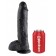 Реалистичный чёрный фаллоимитатор-гигант 10 Cock with Balls - 25,4 см. - Pipedream купить с доставкой в интернет-магазине Orgasmix в Брянске Реалистичный чёрный фаллоимитатор-гигант 10 Cock with Balls - 25,4 см. - Pipedream