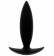 Чёрная мини-пробка для анальной стимуляции BOOTYFUL ANAL PLUG XTRA SMALL BLACK - 9 см. - Dream Toys в Брянске Чёрная мини-пробка для анальной стимуляции BOOTYFUL ANAL PLUG XTRA SMALL BLACK - 9 см. - Dream Toys